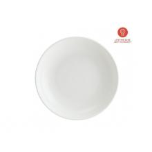 Bonna porcelain coupe plate deep Gourmet Iris ø 15 cm off white product photo