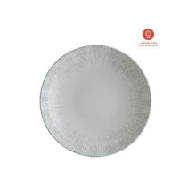 Bonna porseleinen coupe bord diep Bloom Iris ø 25 cm 1300 ml off white/olijfgrn Productfoto