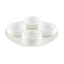 Bonna porcelain saucer Gourmet ø 18 cm off white product photo