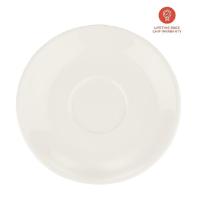 Bonna porcelain coffee saucer Gourmet ø 13 cm off white photo du produit