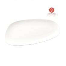 Bonna porcelain plate Vago rectangle 36 cm off white photo du produit