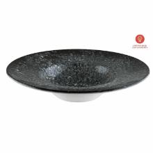 Bonna porcelain pasta plate Banquet Cosmos ø 28 cm 400 ml black product photo