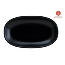 Bonna porseleinen schaal Notte Gourmet ovaal 24x14 cm zwart Productfoto
