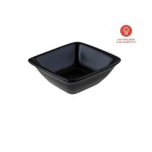 Bonna porcelain bowl Notte Moove square 8x8.5 cm black photo du produit