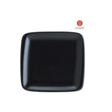 Bonna porcelain plate Notte Moove square 22x20 cm black product photo