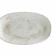 Bonna porseleinen bord Gourmet Nacrous ovaal 15x8.5 cm mat creme Productfoto