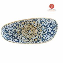 Bonna porcelain plate Vago Alhambra rectangle 36 cm blue photo du produit