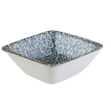 Bonna porcelain bowl Moove Alhambra square 8x8.5 cm blue product photo