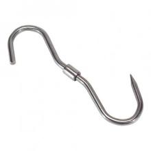 Stainless steel swivel hook ø 1.2x27 cm silver product photo