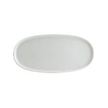 Bonna assiette ovale en porcelaine ø 21 cm Hygge blanc photo du produit