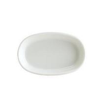 Bonna porcelain plate oval ø 10 cm Hygge white product photo