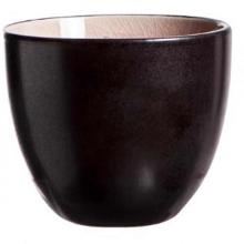 Cosy&Trendy aardewerk koffiekopje zonder oor Laguna Old Rose 14 cl zwart Productfoto