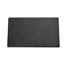 Melamine serveerplateau 2/4 GN Slate 53x16.2x1.12 cm zwart Productfoto