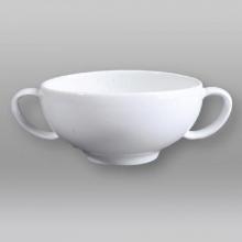 Grocier porseleinen soepkop met 2 oren Opera nr.23 ø 33 cm wit Productfoto