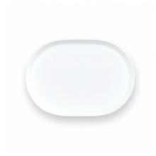 Grocier porcelain plate Nordika flat with raised edge ø 32 cm white product photo