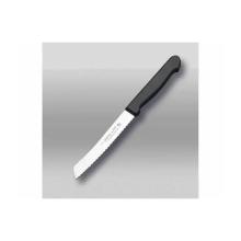 Stainless steel tomato knife with black handle 22 cm product photo