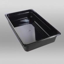 Polycarbonate gastronorm insert 1/1 GN 53x32.5x10 cm black product photo