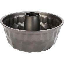 Metal turban cake tin 22x22x11.6 cm grey product photo
