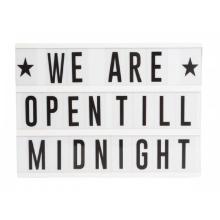 Led-lichtbox met usb aansluiting incl. 95 letters Productfoto