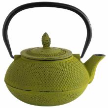Cast iron teapot Asia 17x14x17 cm 80 cl green product photo