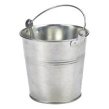 Metaal buffetemmer ø 12x11.5 cm gegalvaniseerd staal Productfoto