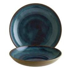 Bonna assiette creuse profonde en porcelaine Bloom Sphere Ocean ø 23 cm bleu photo du produit