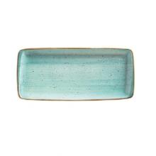 Bonna porcelain plate rectangular Moove Aura Aqua 34x16 cm blue product photo