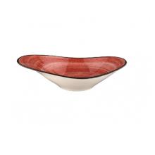 Bonna porseleinen kom ovaal Stream Aura Passion ø 10 cm rood Productfoto