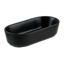 Bonna porcelain bowl Notte Mood oval 15.5x7.7x4.1 cm black product photo