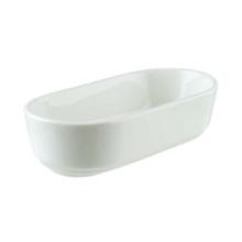 Bonna porcelain bowl Mood oval 15.5x7.7x4.1 cm white product photo