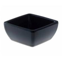Melamine bowl square 6x6 cm black product photo