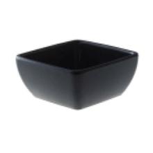 Melamine bowl square 9x9 cm black product photo