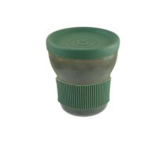 Bonna porcelain mug Softline Gloire 300 cc green with silicon handle product photo