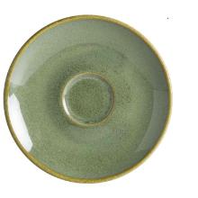 Bonna porcelain espresso saucer Sage Rita ø 12 cm green photo du produit