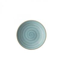 Bonna porcelain deep coupe plate Bloom Aura ø 23 cm aqua blue product photo