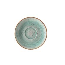 Bonna porseleinen espressoschotel Rita Aura 12 cm aqua blauw Productfoto