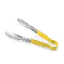 Stainless steel serving tong 25 cm yellow product photo