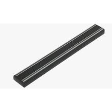 Stainless steel knife magnet 35 cm black product photo