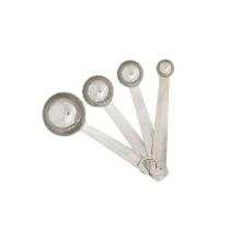 RVS maatlepels set van 4 stuks 1.25 / 2.5 / 5 / 15 ml Productfoto