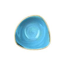 Churchill Stonecast Cornflower Blue kom 26 cl driehoek Productfoto