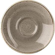 Churchill Stonecast Peppercorn Grey cappuccino schotel ø 15.6 cm Productfoto