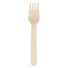 Verive waxed wooden fork 16 cm brown product photo