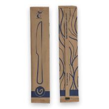 Verive waxed wooden knife 16 cm brown (individually wrapped) product photo