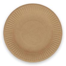 Verive kartonnen bord kraft ø 18 cm bruin Productfoto