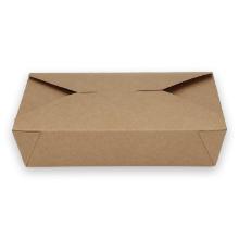 Verive kartonnen maaltijdbox 140/155x195/215x65 mm 1900 ml bruin Productfoto