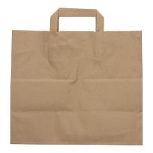 Verive paper carrier bag with flat handles 32+17x27 cm brown product photo