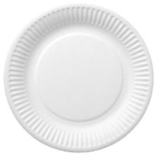 Verive kartonnen bord ø 23 cm wit Productfoto