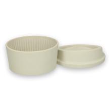 Verive reusable coffee to go lid PP+sleeve smokey white product photo