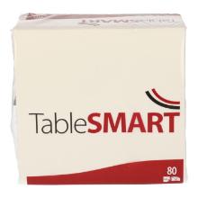 TableSMART napkin cellulose 33 cm 3-ply 1/4 fold white product photo