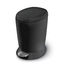 Simplehuman plastic pedal waste bin 6L black product photo